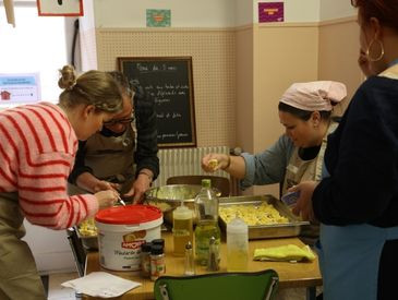 Atelier cuisine avec Les petites cantines