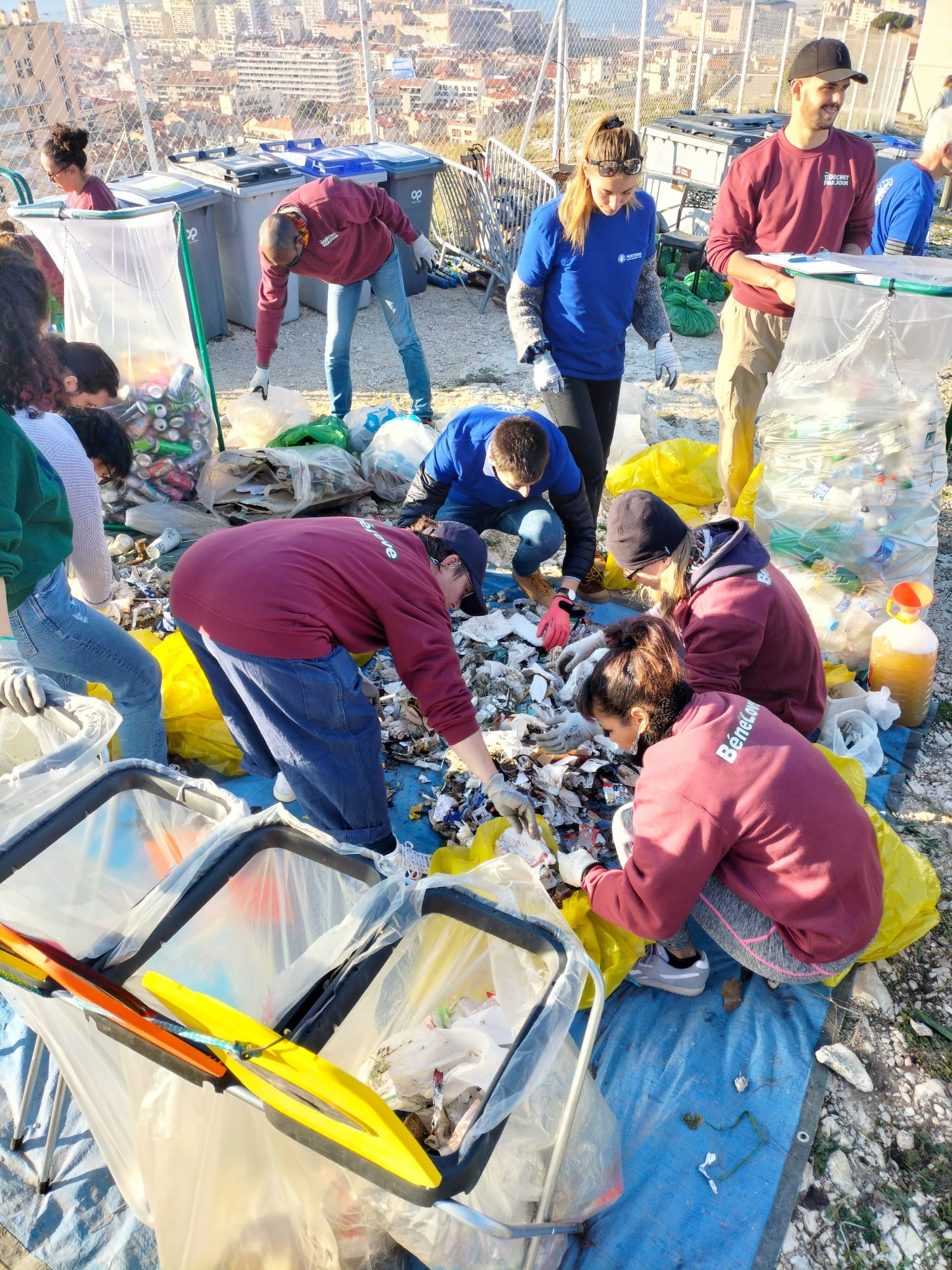 Ramassage Calanques Propres avec 1dechetparjour