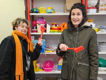 Aménager et aider à la boutique de la Gargouille